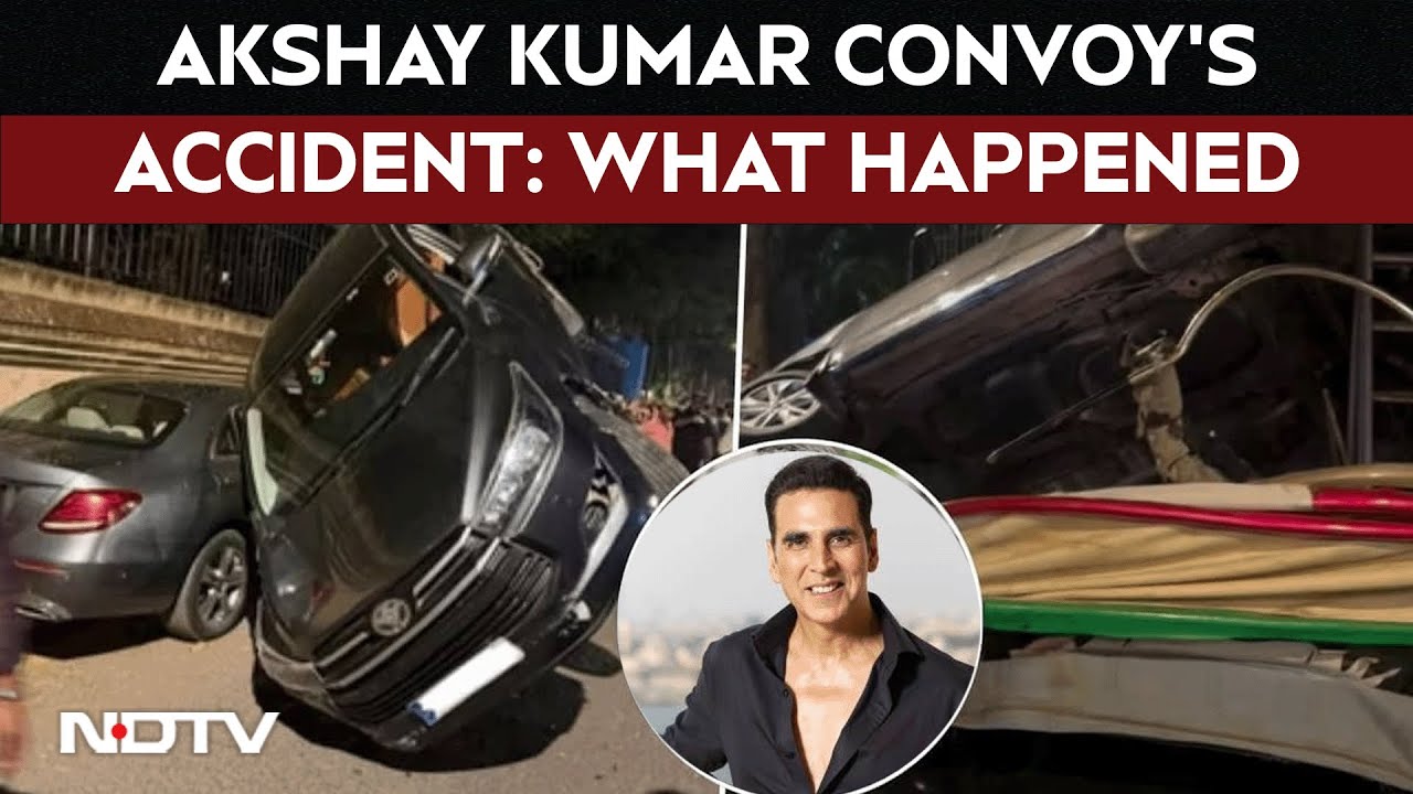 Akshay Kumar Accident | Akshay Kumar's Convoy Meets With An Accident In Mumbai