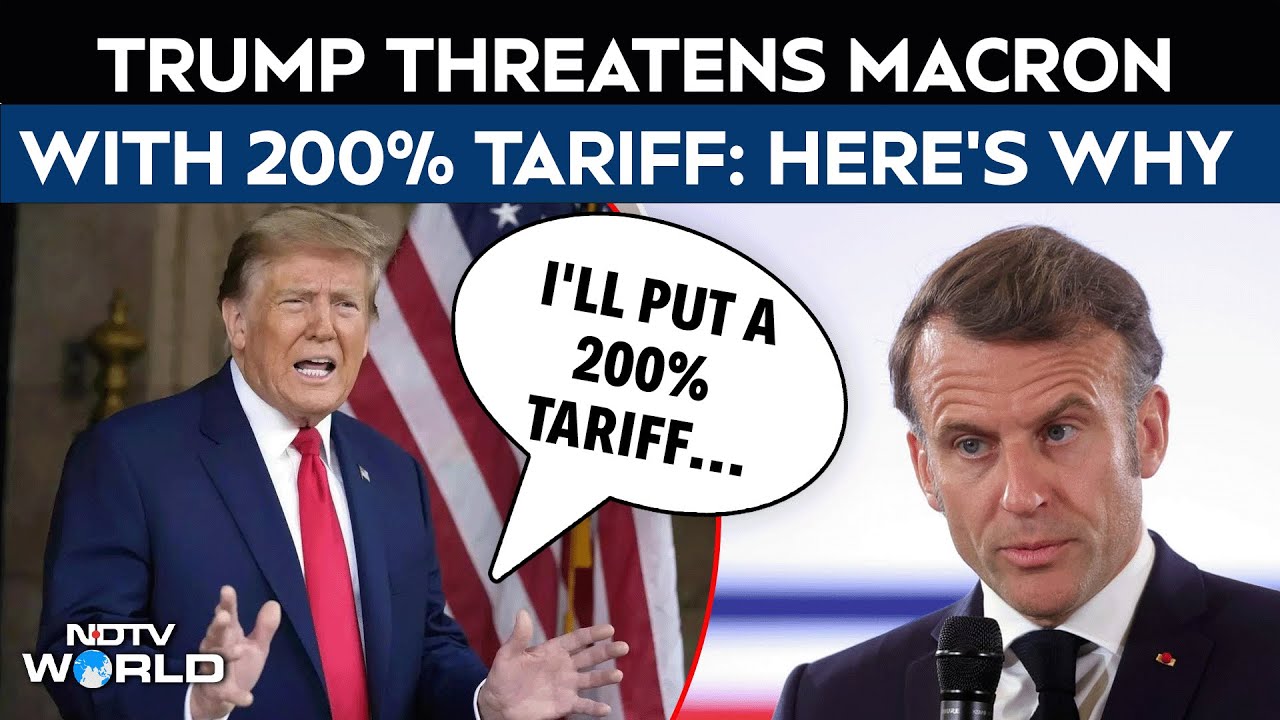 Trump Latest News | Trump Threatens 200% Tariffs On French Wines Over 'Board Of Peace' Snub
