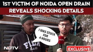 Noida Techie Death | "I Was Stuck for 4 Hours": First Victim Of Open Drain Reveals Shocking Details