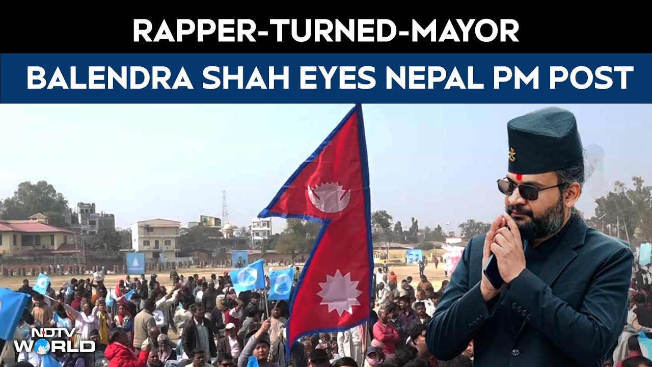 Nepal's Rapper-Turned-Mayor Balendra Shah Eyes The PM's Post, Begins Election Campaign