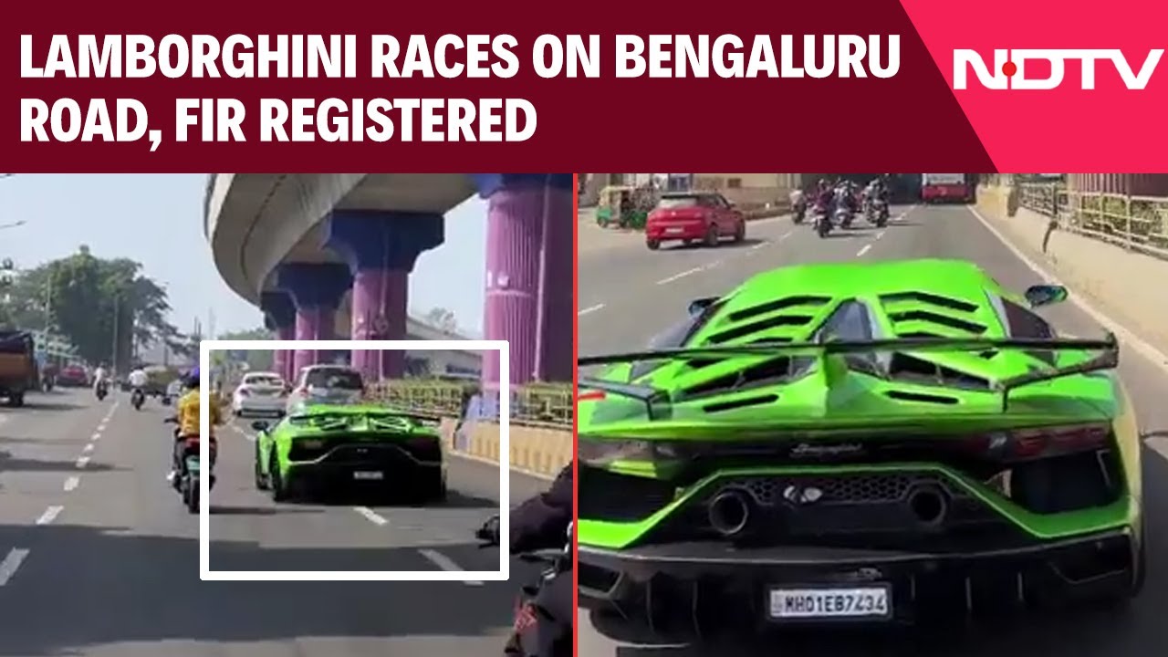 Lamborghini Races On Bengaluru Road, Sparks Panic Among Motorists, FIR Registered
