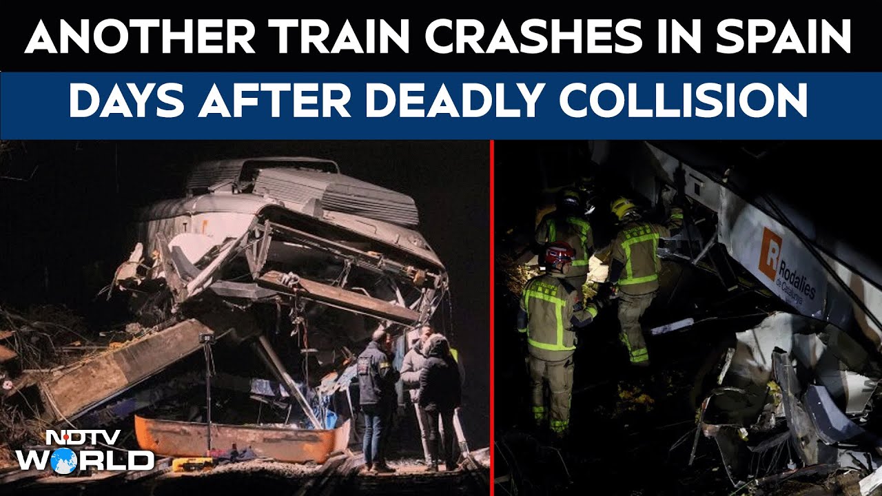 Spain Crash | Another Train Crashes In Barcelona 2 Days After Deadly Collision In South Spain