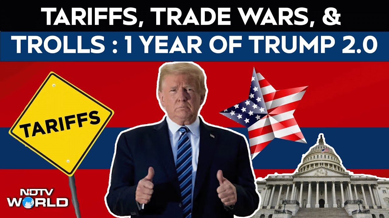 Trump Latest News | Tariffs, Trade Wars, Theatrics & Trolls: 1 Year of Trump 2.0
