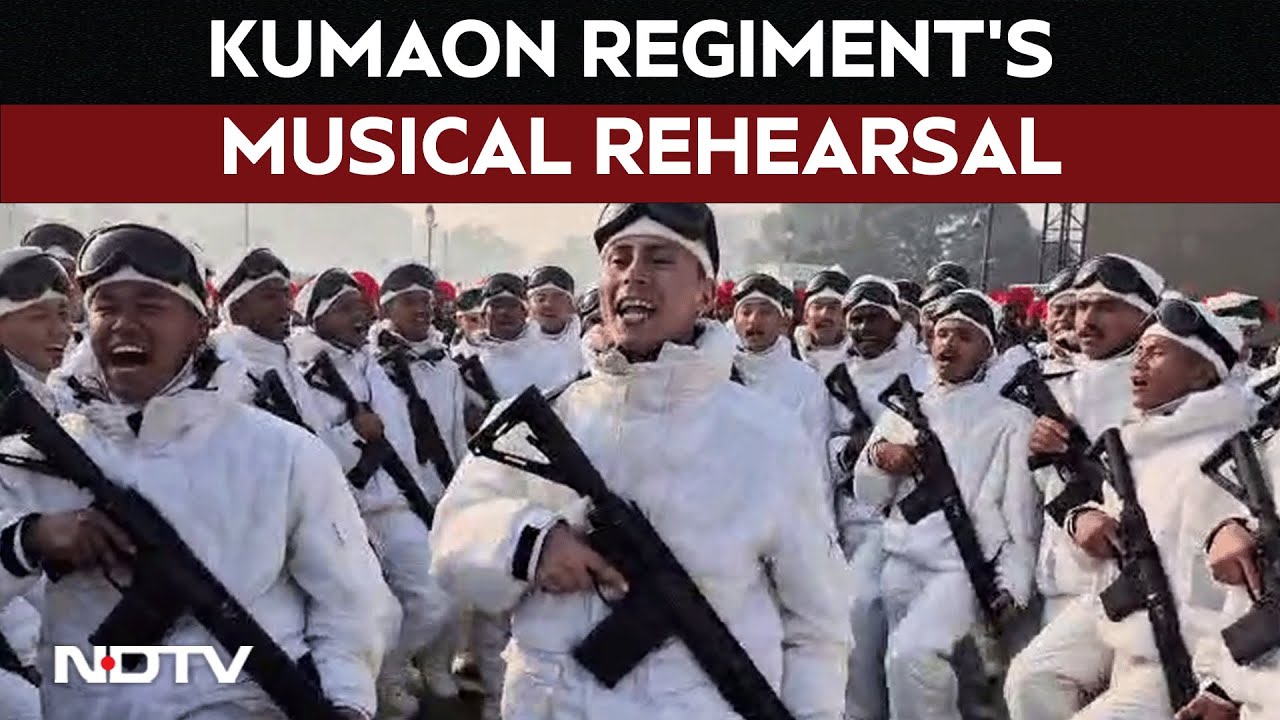 Republic Day | Kumaon Regiment Sings "Dil Na Diya" Song During RD Parade Rehearsal