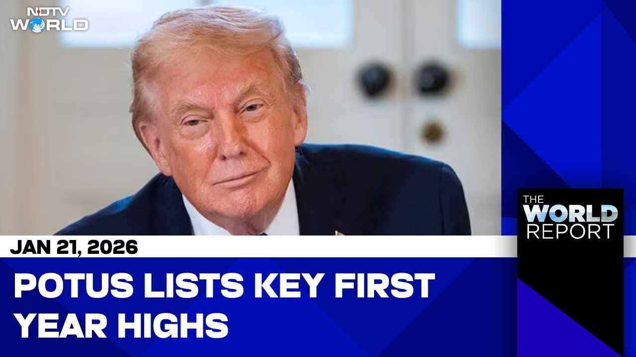 Trump News | Trump Marks First Anniversary Of Second Term