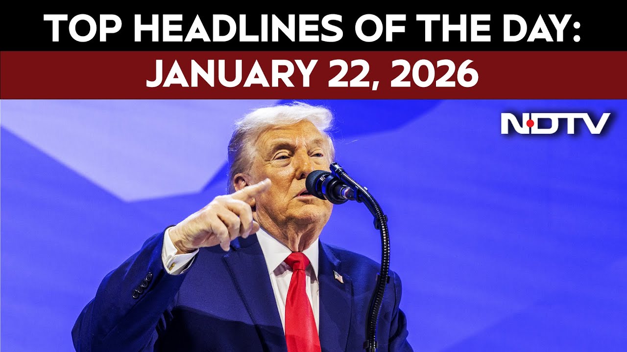 Donald Trump Davos Speech | Top Headlines Of The Day: January 22, 2026