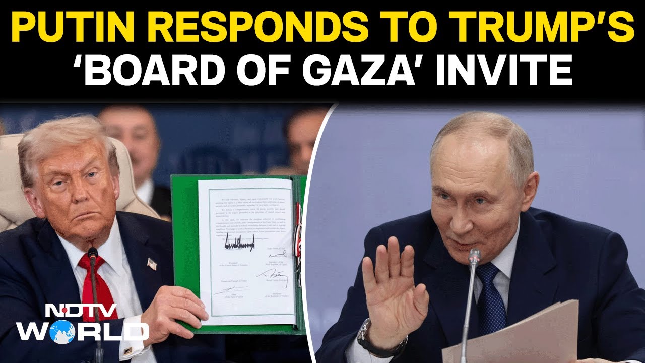 Putin News | "Russia Ready To Pay $1B...": Putin's First Reaction On Trump's 'Board of Peace' Invite