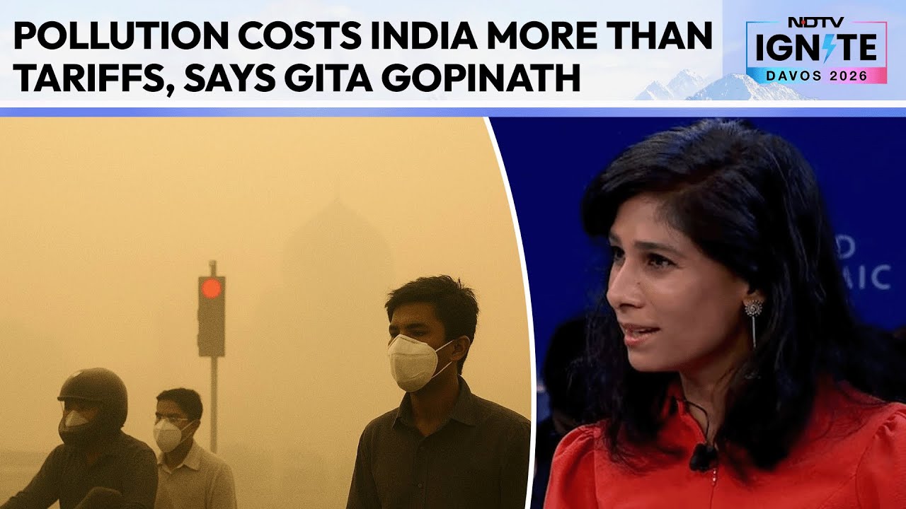 "Pollution Bigger Economic Threat To India Than Tariffs&rdquo;: Gita Gopinath At Davos