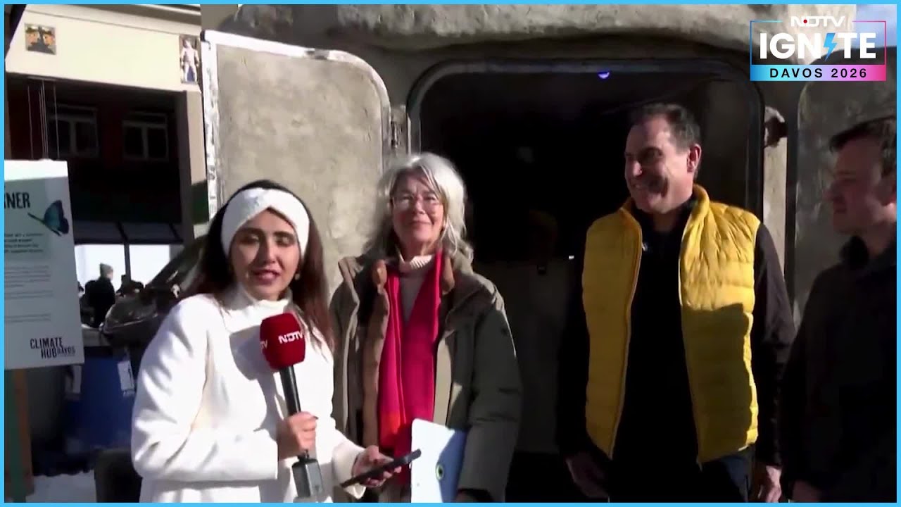 Jane Goodall | 'Monkeyrock' Species Corner Pays Tribute To Jane Goodall At Davos