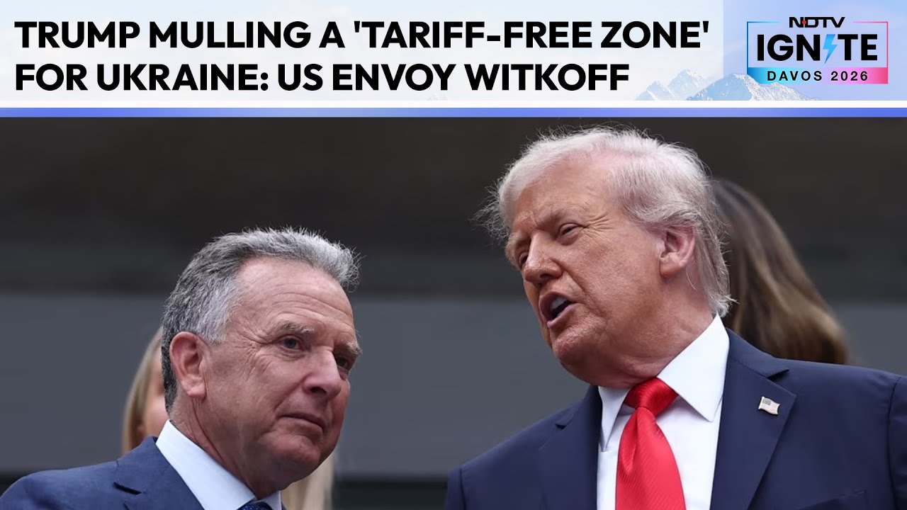 Davos 2026 | Trump Mulling A &lsquo;Tariff-Free Zone&rsquo; For Ukraine, Says US Envoy Witkoff