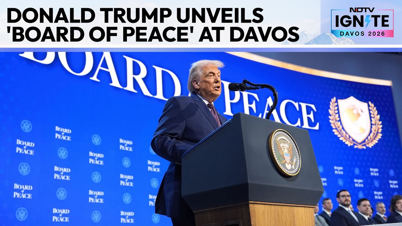 Trump News | Trump Launches Board Of Peace At Signing Ceremony In Davos