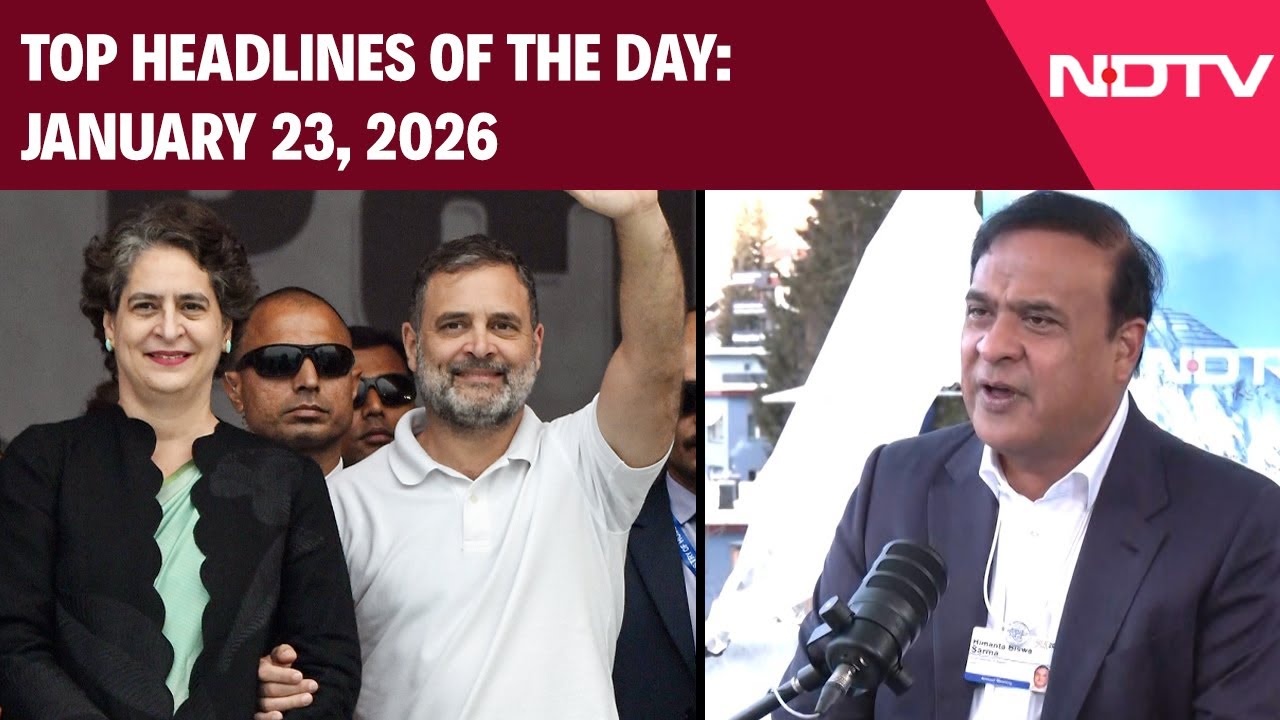 Himanta Biswa Sarma Fires At Rahul-Priyanka Gandhi | Top Headlines Of The Day: January 23, 2026
