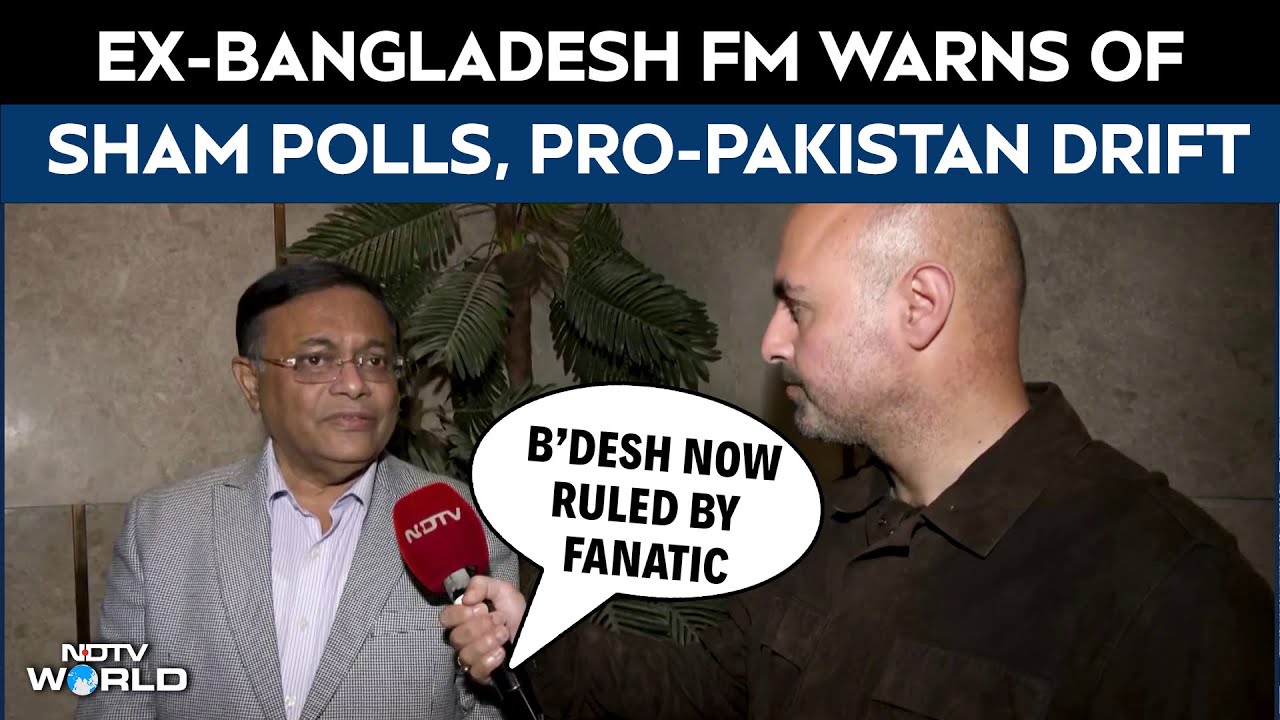 Bangladesh Elections | &lsquo;Fanatics Now Rule B'desh, Yunus A Fa&ccedil;ade&rsquo;: Ex-FM Mahmud Warns Of Sham Polls