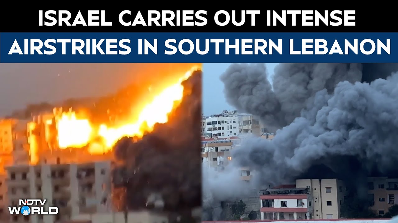 Israel Launches Intense Airstrikes On Southern Lebanon, Journalists Injured