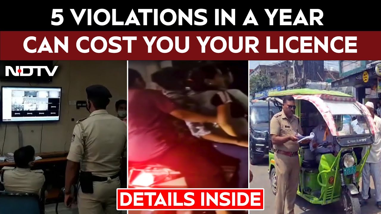 New Traffic Rule: 5 Violations In A Year Can Cost You Your Licence