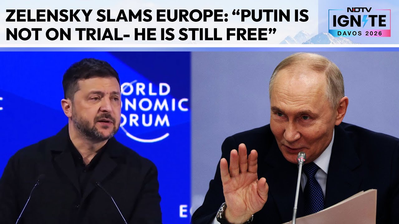 Zelensky News | Zelensky Slams Europe On World Economic Forum: &ldquo;Putin Is Not On Trial &mdash; He Is Still Free&rdquo;