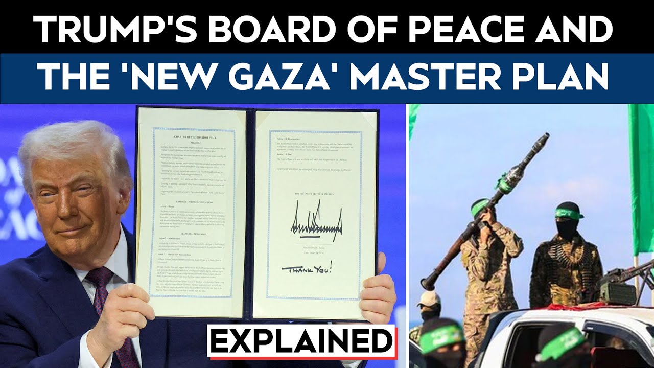 Explained: Trump's Board Of Peace And The 'New Gaza' Master Plan