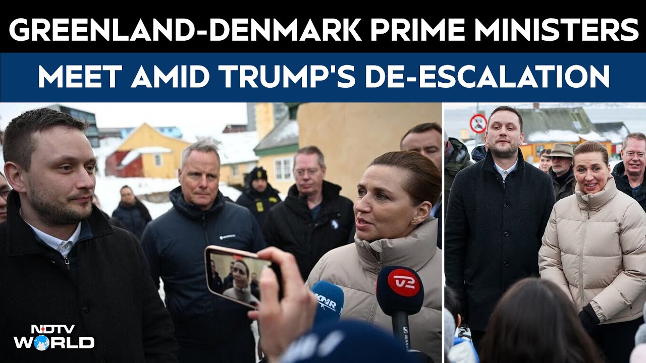 Greenland PM Jens-Frederik Nielsen Meets Danish PM Mette Frederiksen Amid Trump's De-Escalation