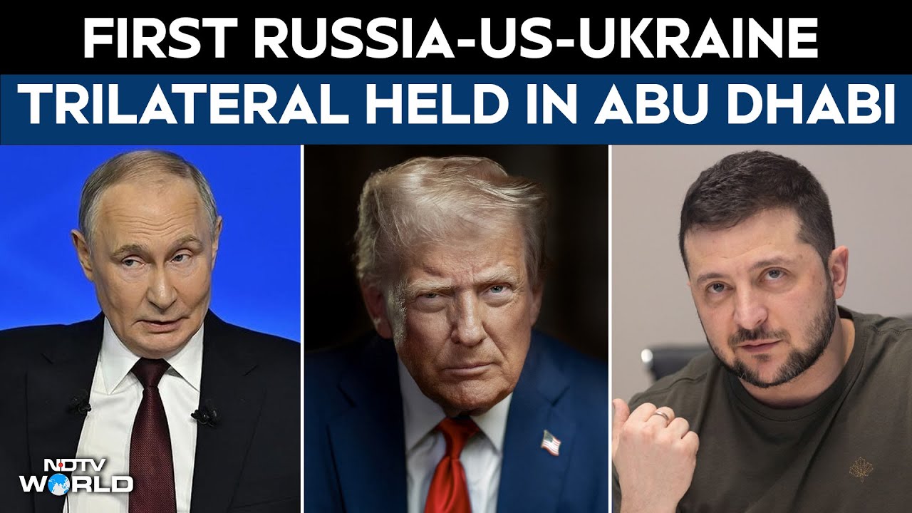Ukraine War | US, Russia, Ukraine Delegation Heads Meet For First Trilateral Talks In Abu Dhabi