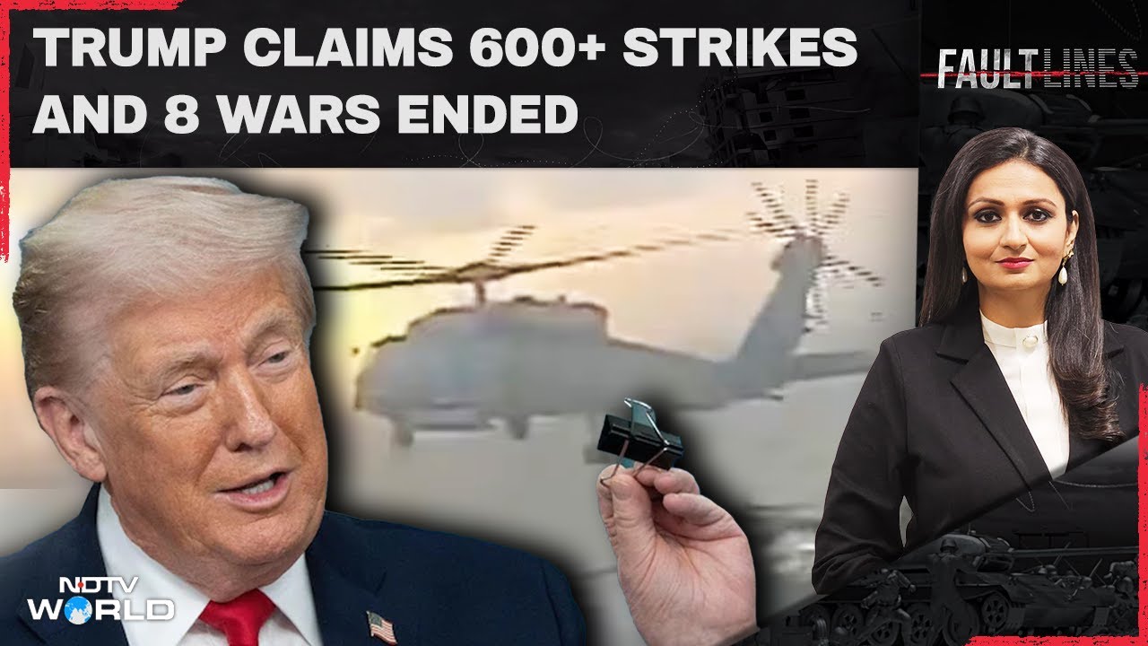 Donald Trump Claims 600+ Strikes And 8 Wars Ended: Explained