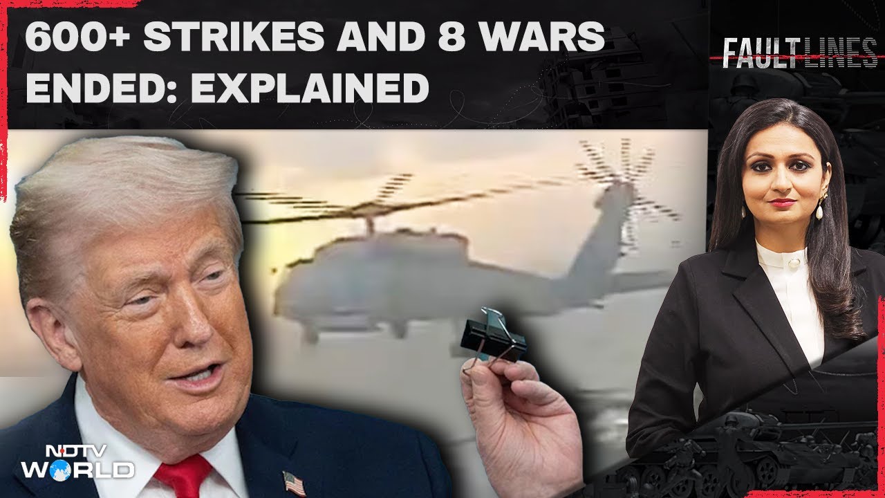 Donald Trump Claims 600+ Strikes And 8 Wars Ended: Explained