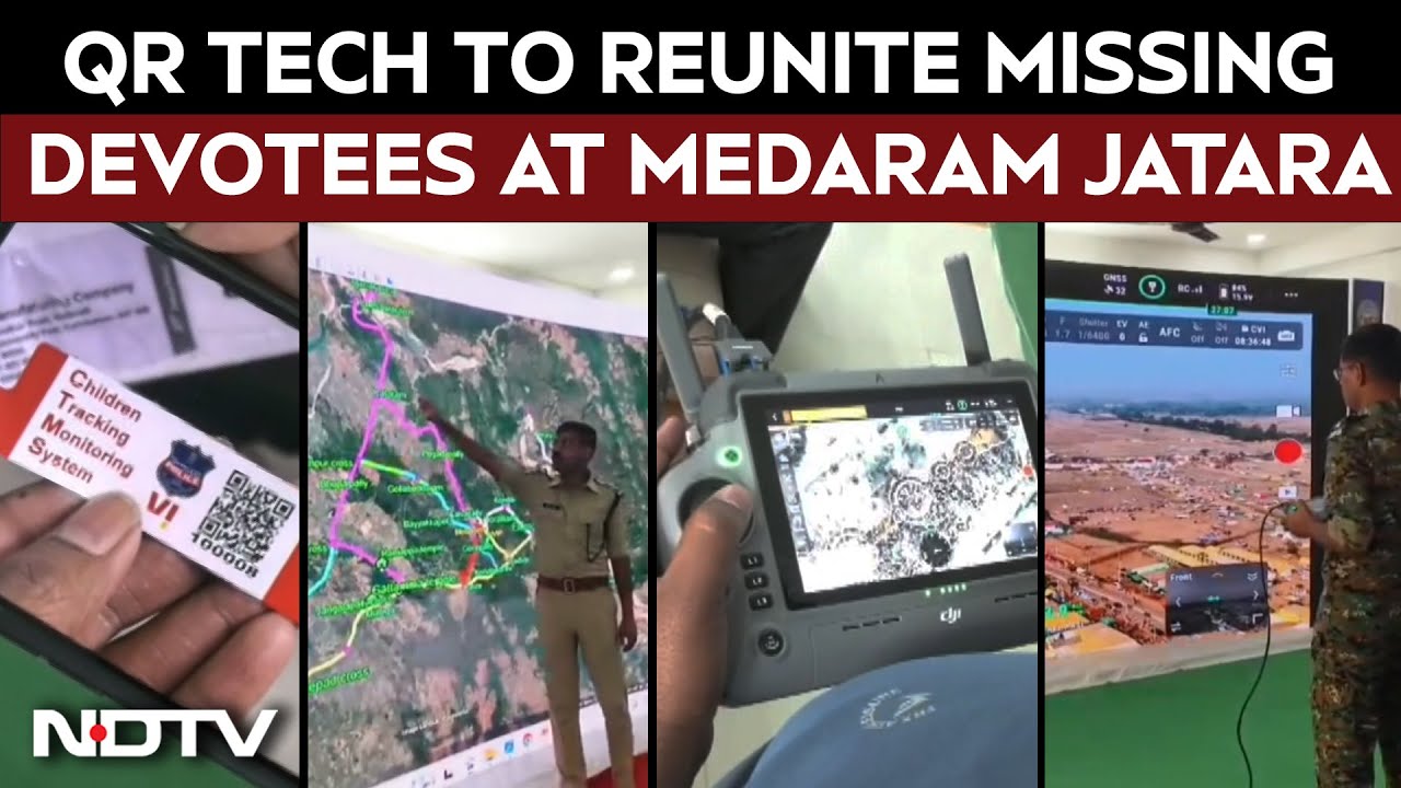 Telangana News | Telangana Introduces QR Wristbands For Safety At Medaram Jatara Festival