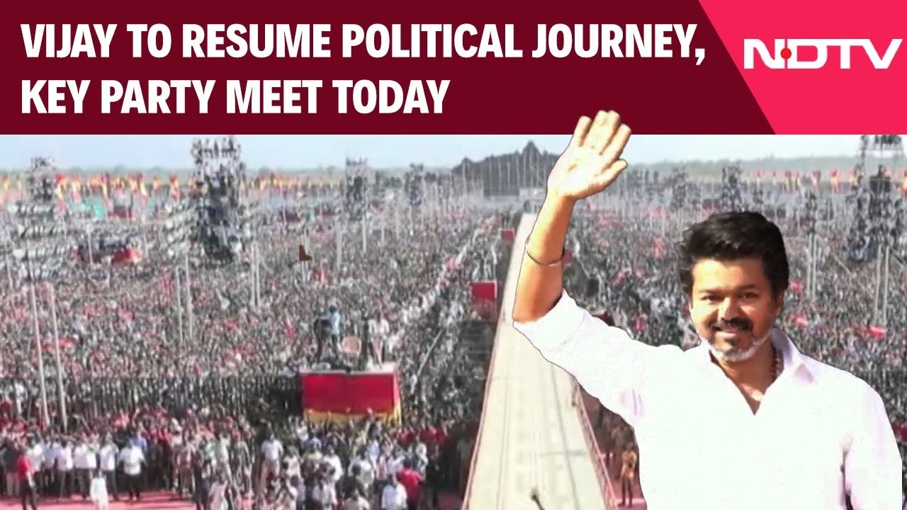 TVK Mega Event: Vijay To Resume Political Journey, Key Party Meet Today