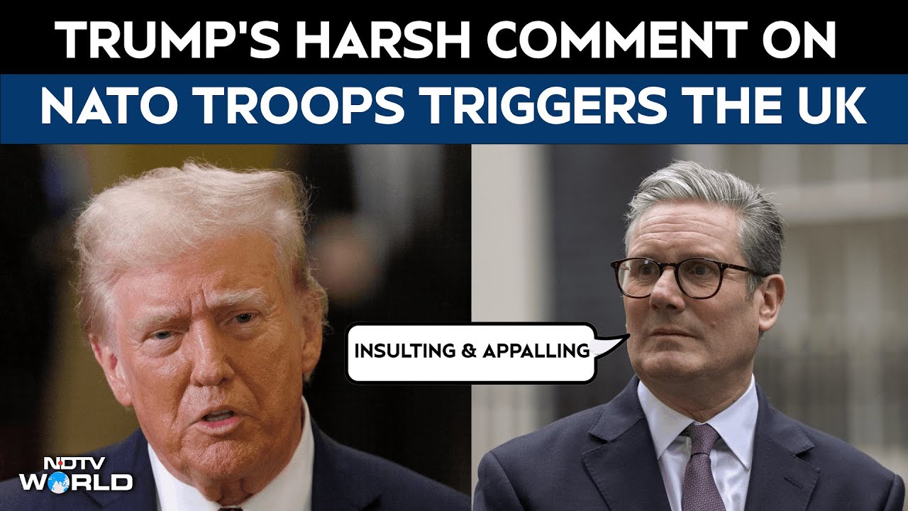 "Insulting": UK PM Starmer Slams Trump's Comments On NATO Troops In Afghanistan