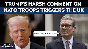 "Insulting": UK PM Starmer Slams Trump's Comments On NATO Troops In Afghanistan