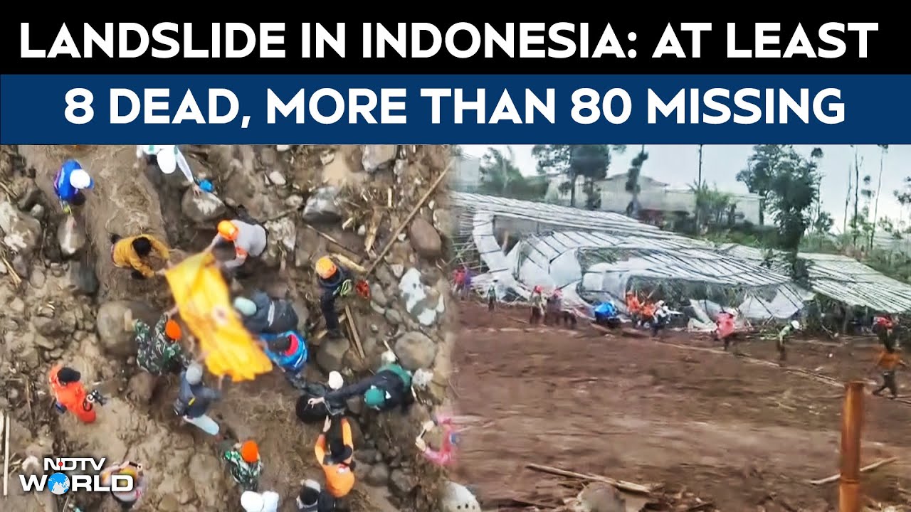 Indonesia Landslide | Landslide In Indonesia's Java Island Kills At Least 8, More Than 80 Missing