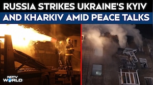 Ukraine War | Russia Launches Large-Scale Strikes On Ukraine's Kyiv And Kharkiv Amid Peace Talks