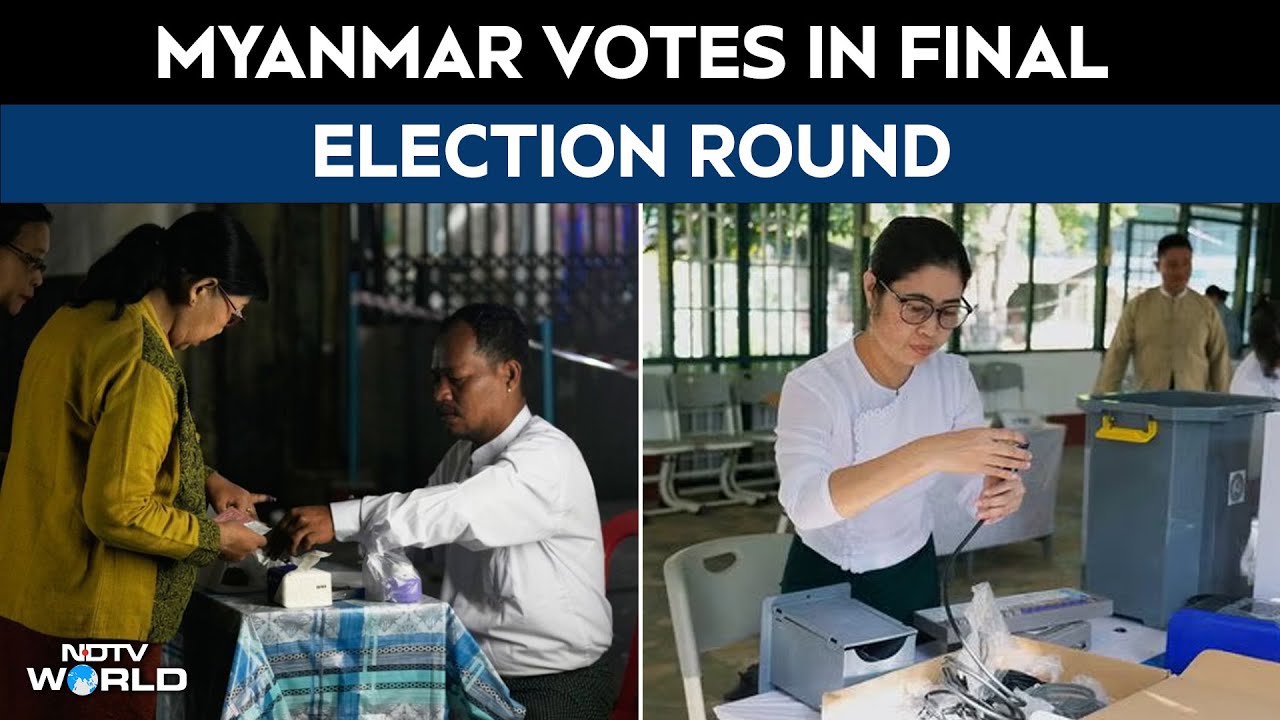 Myanmar Election News | Myanmar Holds Final Election Round With Army Set To Retain Control