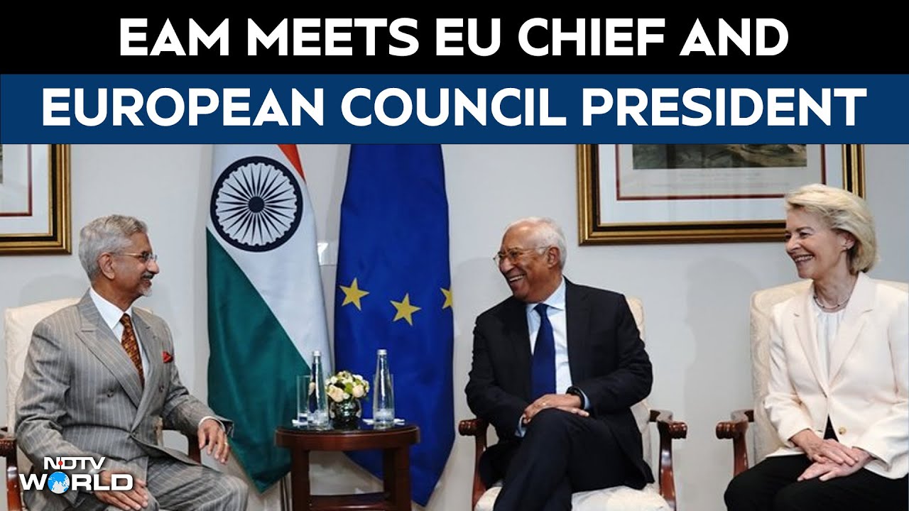 EAM Jaishankar Meets EU Leaders in Delhi | Talks with Ursula Von Der Leyen, Antonio Costa