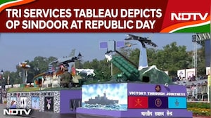 Tri Services Tableau Of Indian Defence Forces Depicts Operation Sindoor At Republic day
