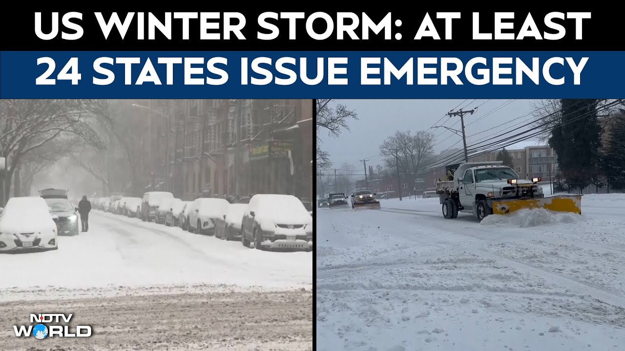 US Winter Storm Causes Major Air And Travel Disruptions, At Least 24 States Issue Emergency
