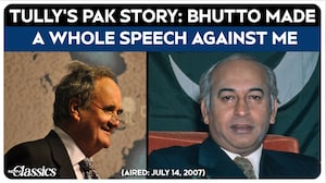 Mark Tully's Pakistan Story: Bhutto Made A Whole Speech Against The BBC And Me