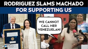 Venezuela's Acting President Rodriguez Slams Machado For Supporting US After January Strikes