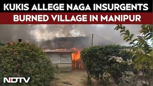 Manipur Violence | Manipur: ZUF Claims Responsibility After Huts Set Ablaze in Kangpokpi Village