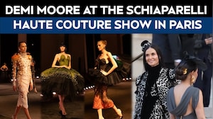 Demi Moore, Teyana Taylor, Jeff Bezos Attend Schiaparelli Haute Couture Show In Paris