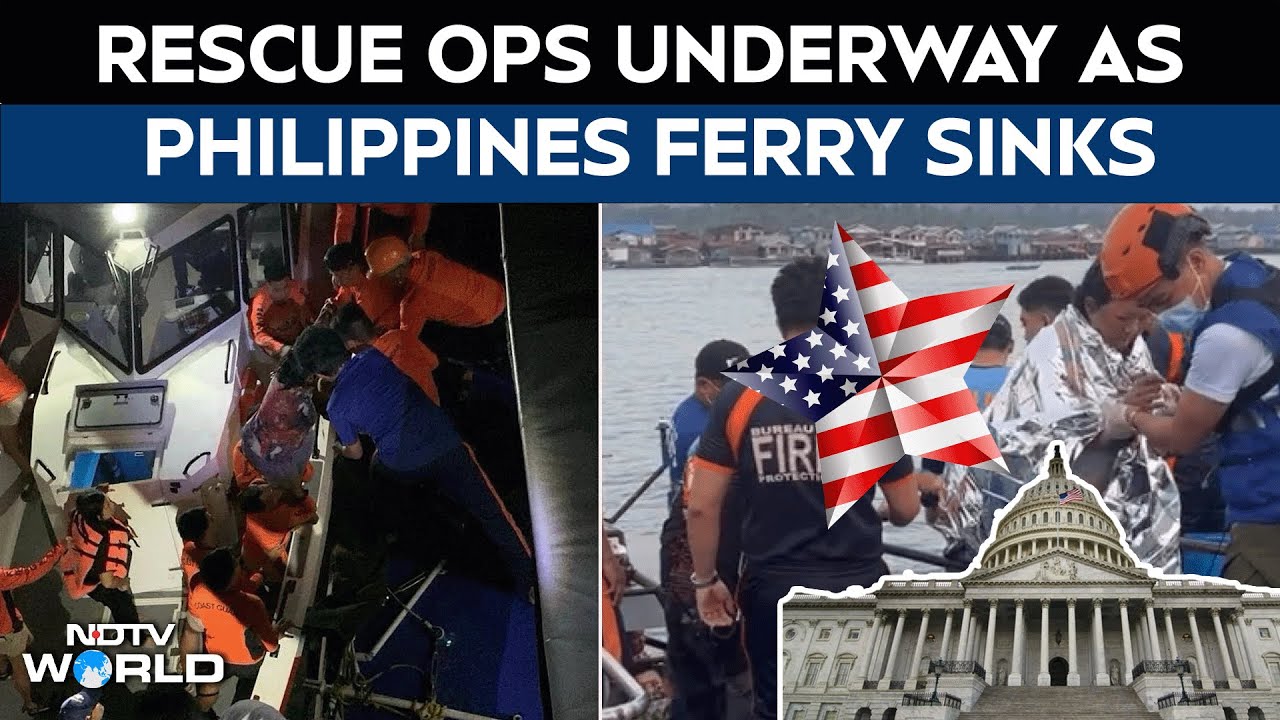 Philippines News | Rescue Operations Continue After Ferry Carrying 350+ People Sinks In Philippines