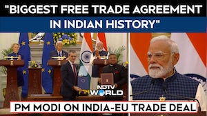"Biggest Free Trade Agreement In Indian History": PM Modi On India-EU Deal