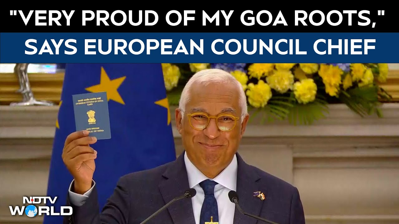 "Very Proud Of My Goa Roots": European Council Chief