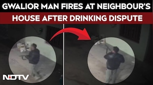 Gwalior Firing Caught On CCTV: Man Shoots At Neighbour&rsquo;s House After Drinking Dispute