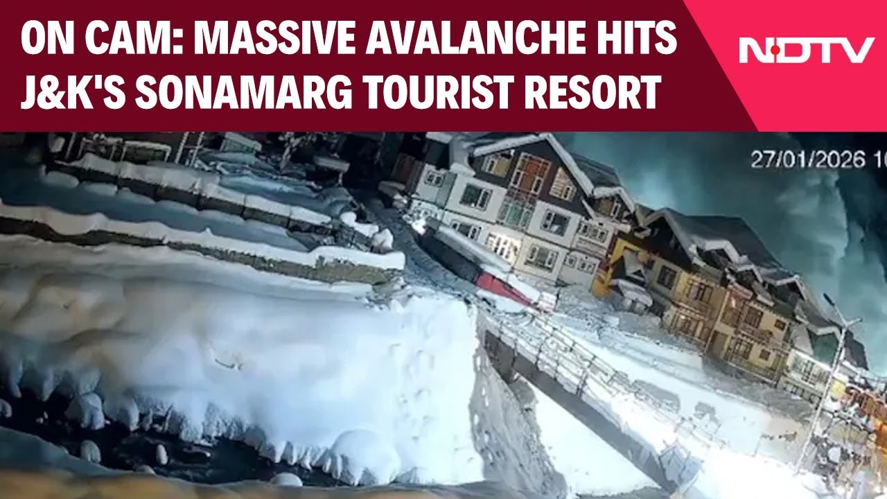 Sonamarg Avalanche | Massive Avalanche Hits J&K's Sonamarg Tourist Resort