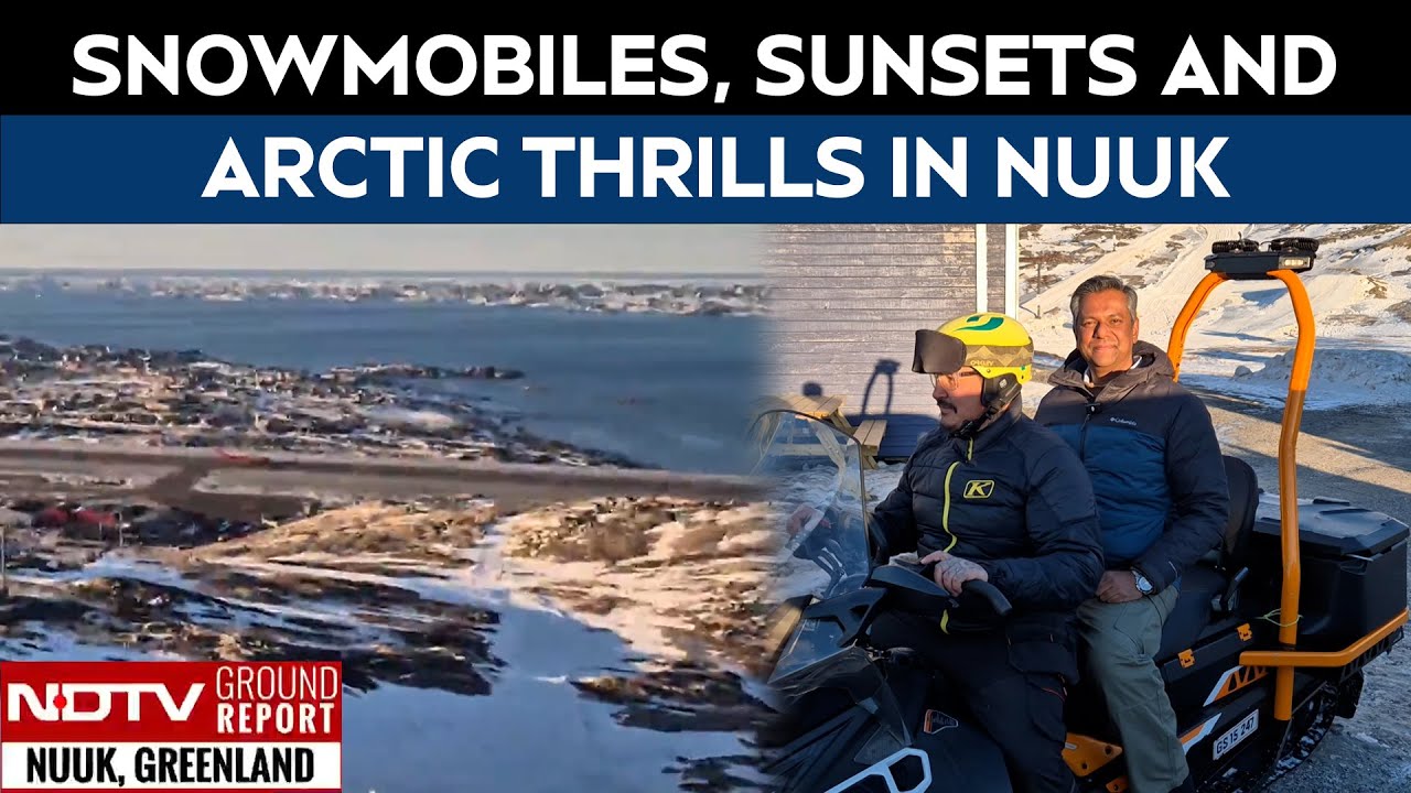 Snowmobiles, Sunsets And Shrinking Snow: Winter With Greenland's Youth | NDTV In Greenland