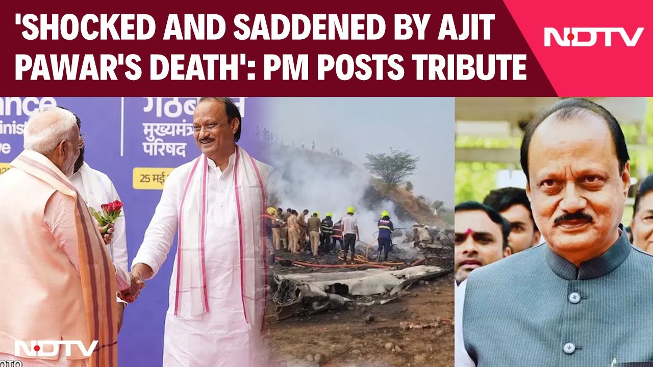 PM Modi On Ajit Pawar Plane Crash | 'Shocked And Saddened By Ajit Pawar's Death': PM Posts Tribute