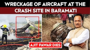 Ajit Pawar Dies In Plane Crash: Wreckage Of The Aircraft At The Crash Site