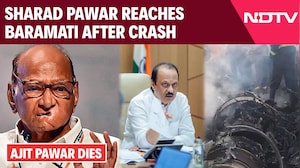 Ajit Pawar's Death: Sharad Pawar Reaches Baramati After Plane Crash