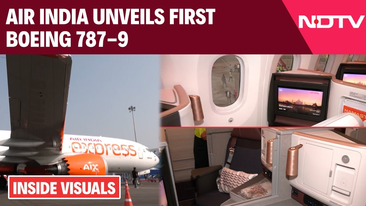 Air India Boeing 787-9 | 4K QLED Screens, Wireless Charging: Air India Unveils First Boeing 787-9