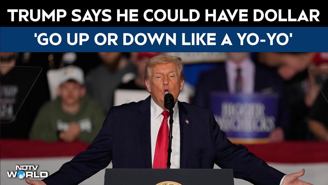 Donald Trump Claims He Can Control The Dollar's Value "Like a Yo-Yo"